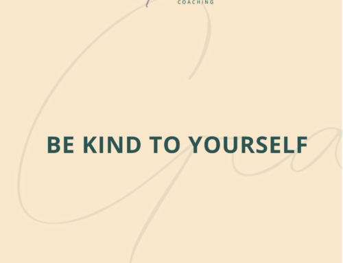 Be kind to yourself
